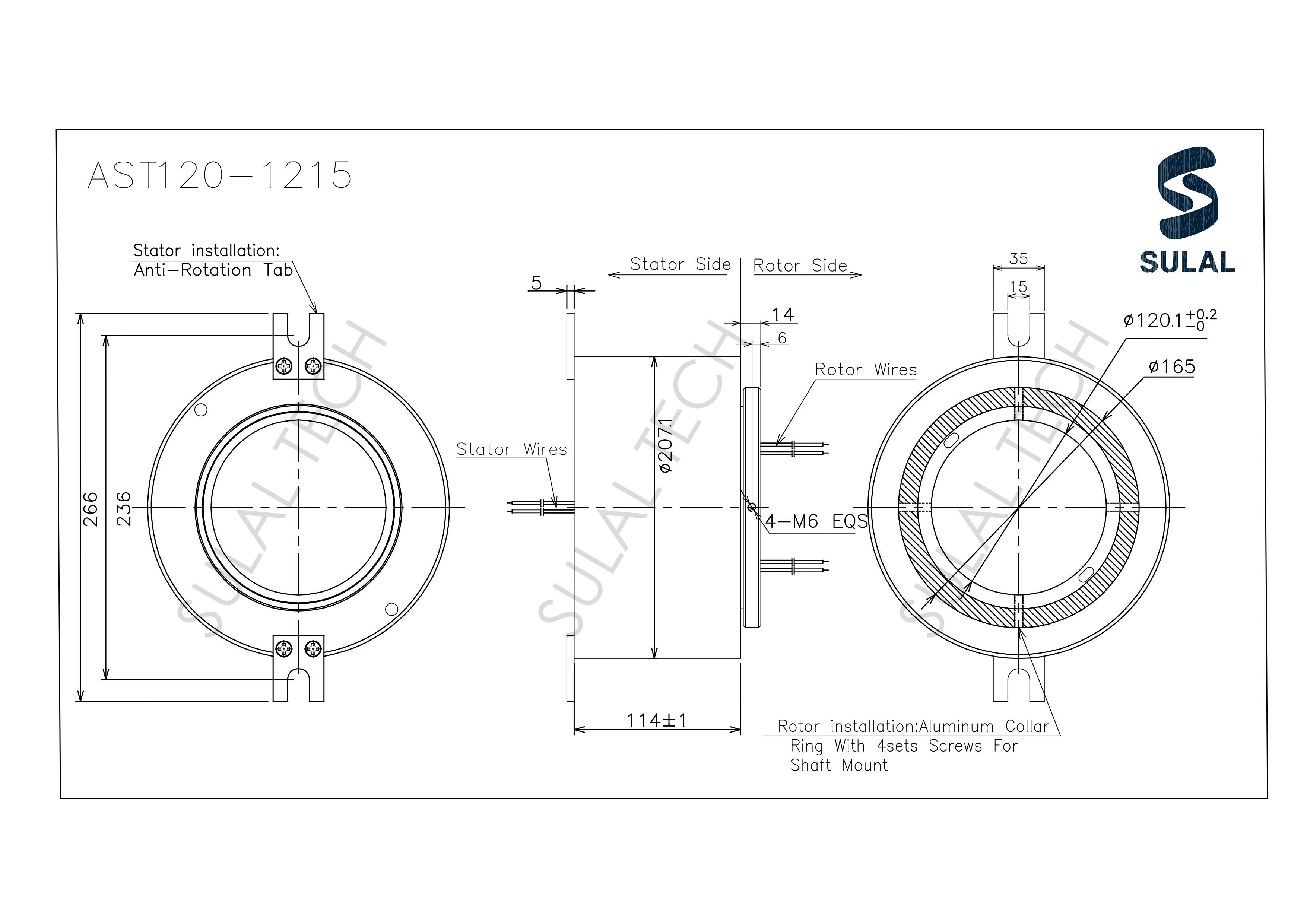 AST120-1215-Outline Drawing