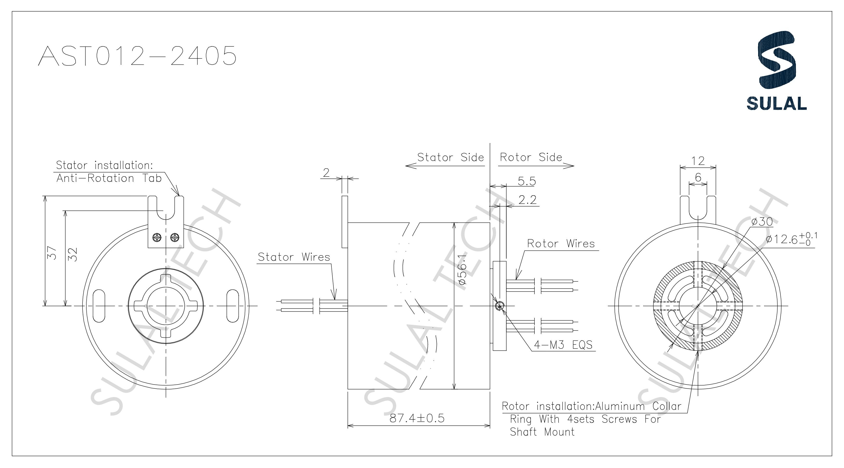 AST012-2405-Outline Drawing