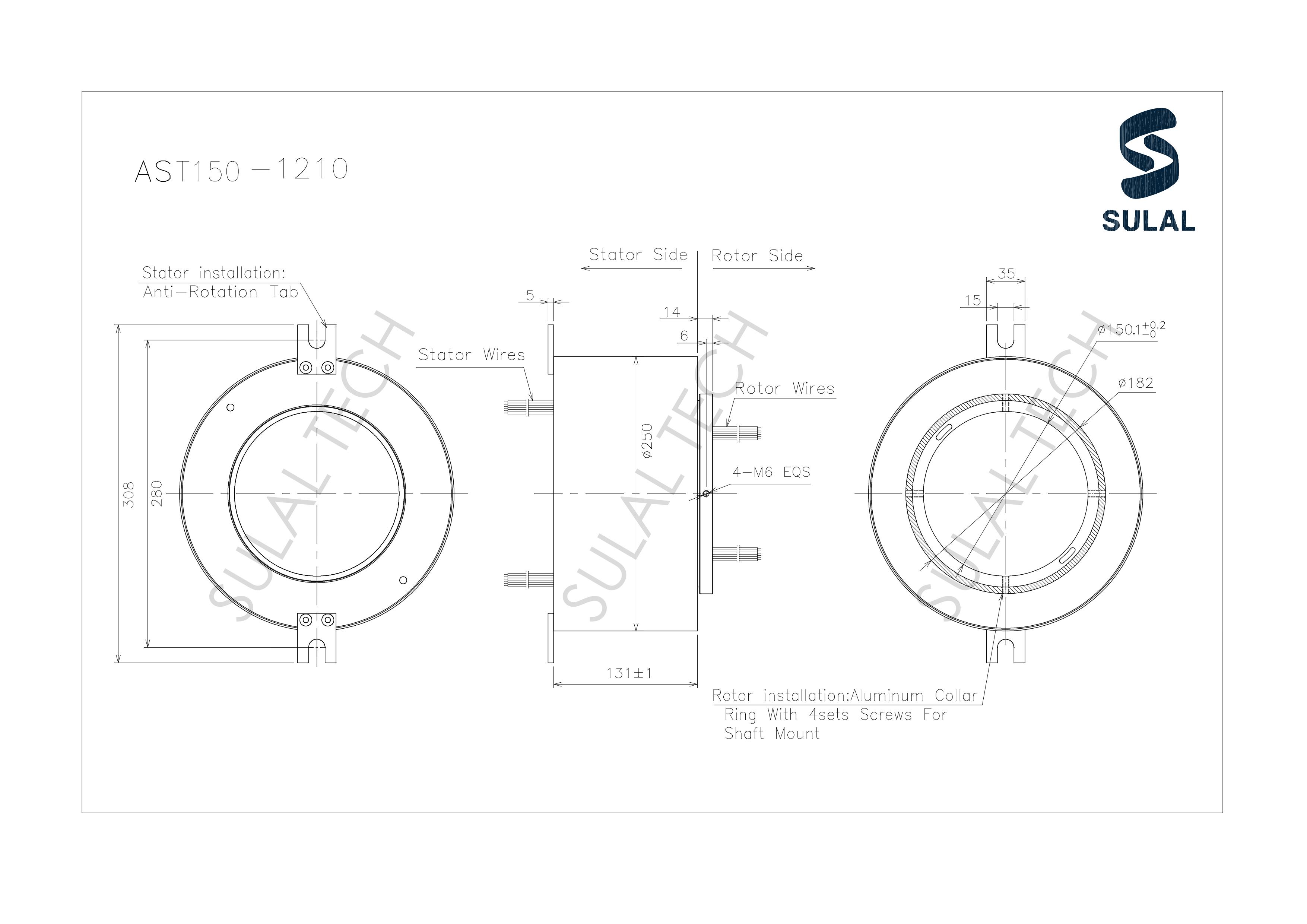 AST150-1210-Outline Drawing