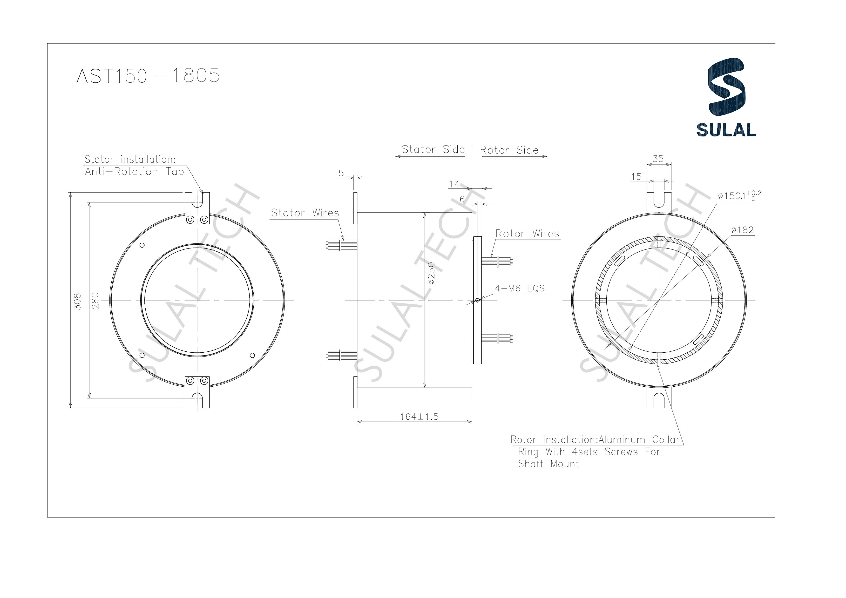 AST150-1805-Outline Drawing