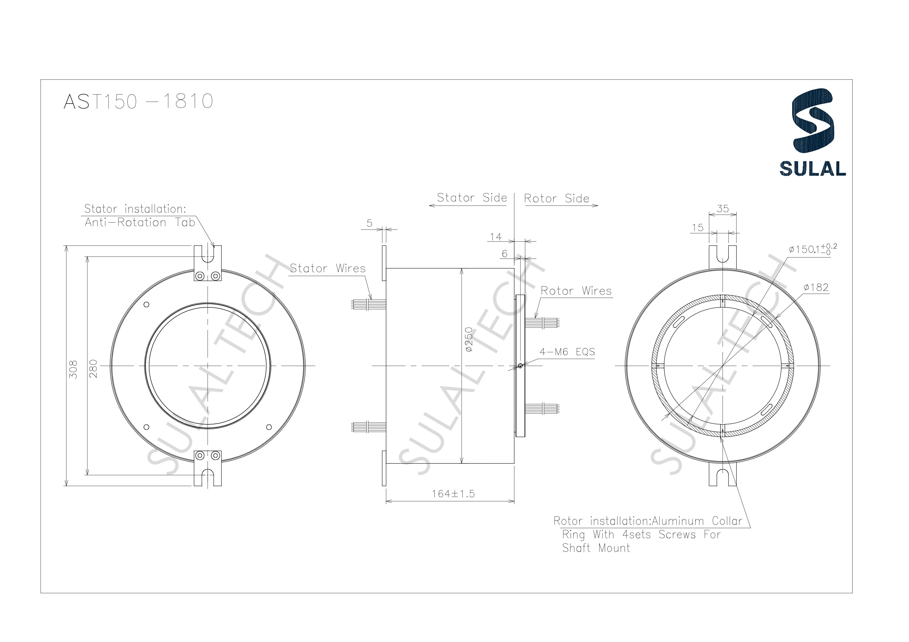 AST150-1810-Outline Drawing