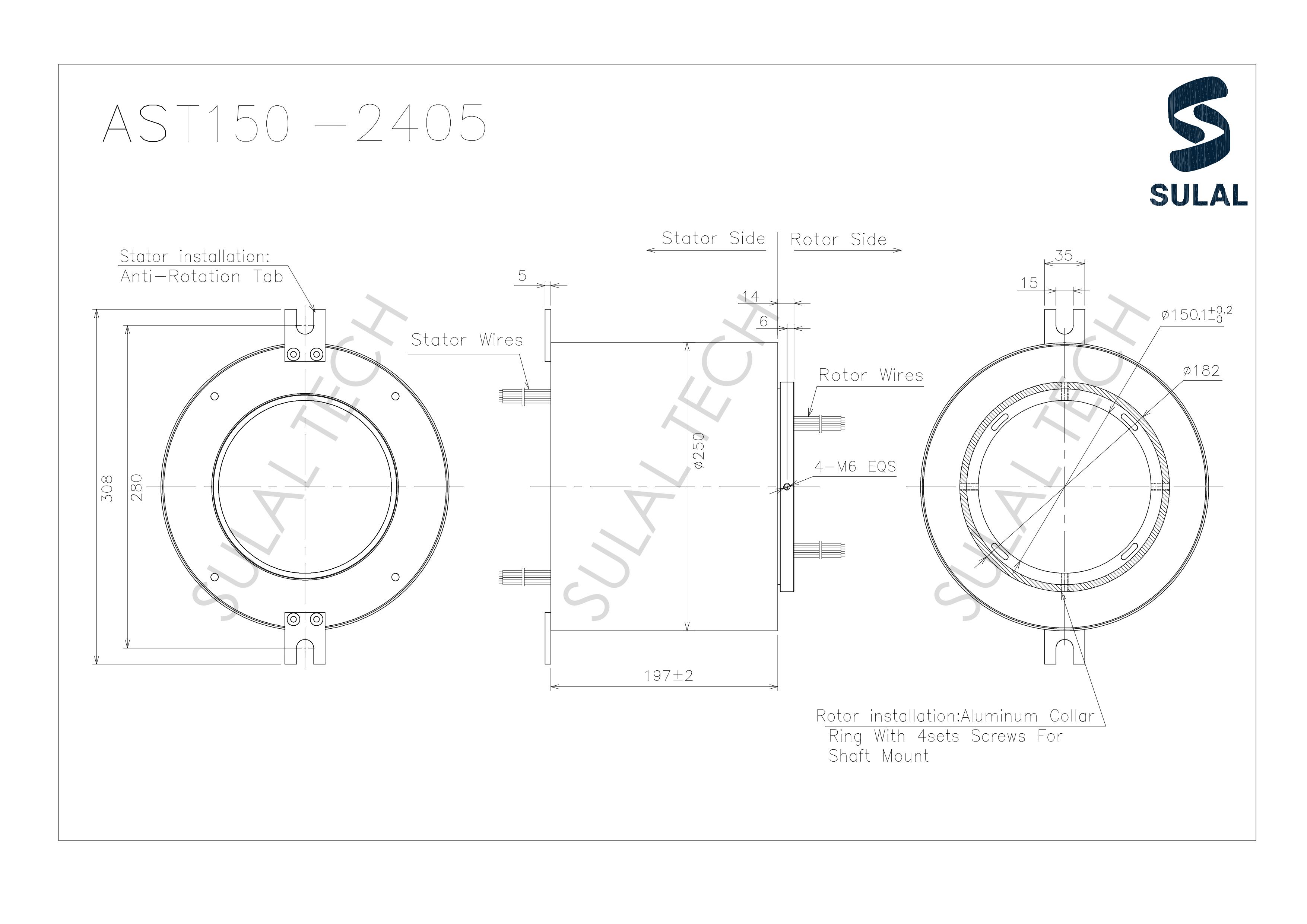 AST150-2405-Outline Drawing