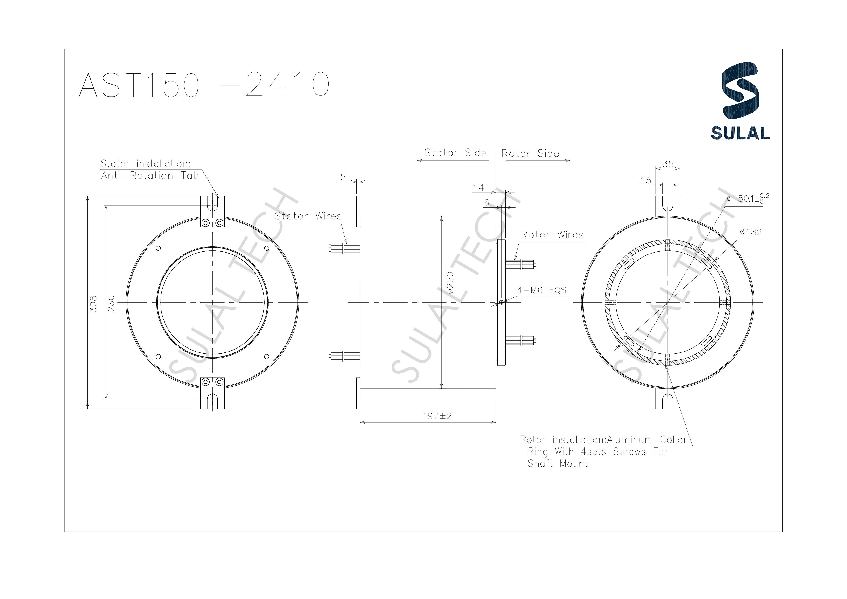 AST150-2410-Outline Drawing