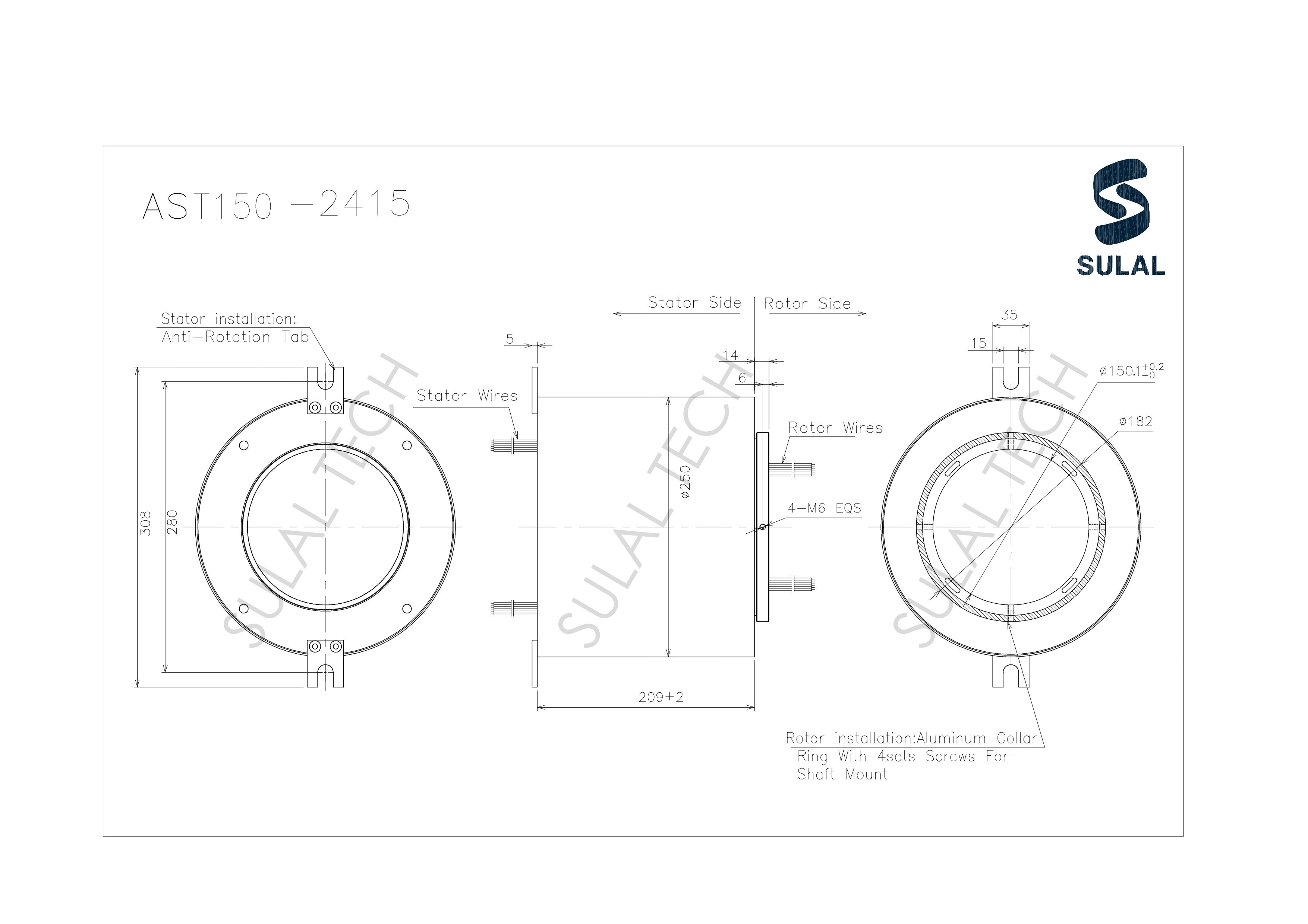 AST150-2415-Outline Drawing