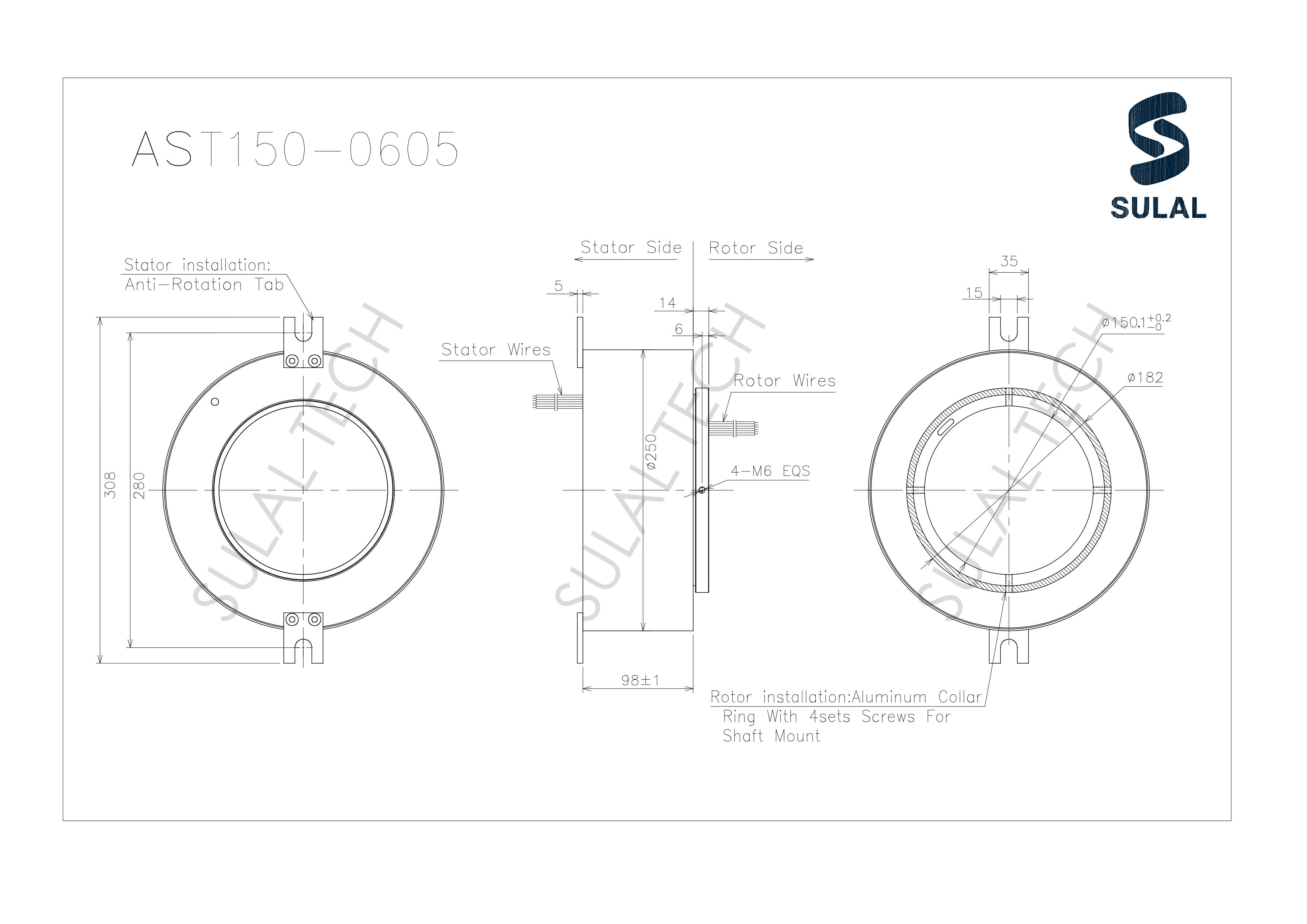 AST150-0605-Outline Drawing