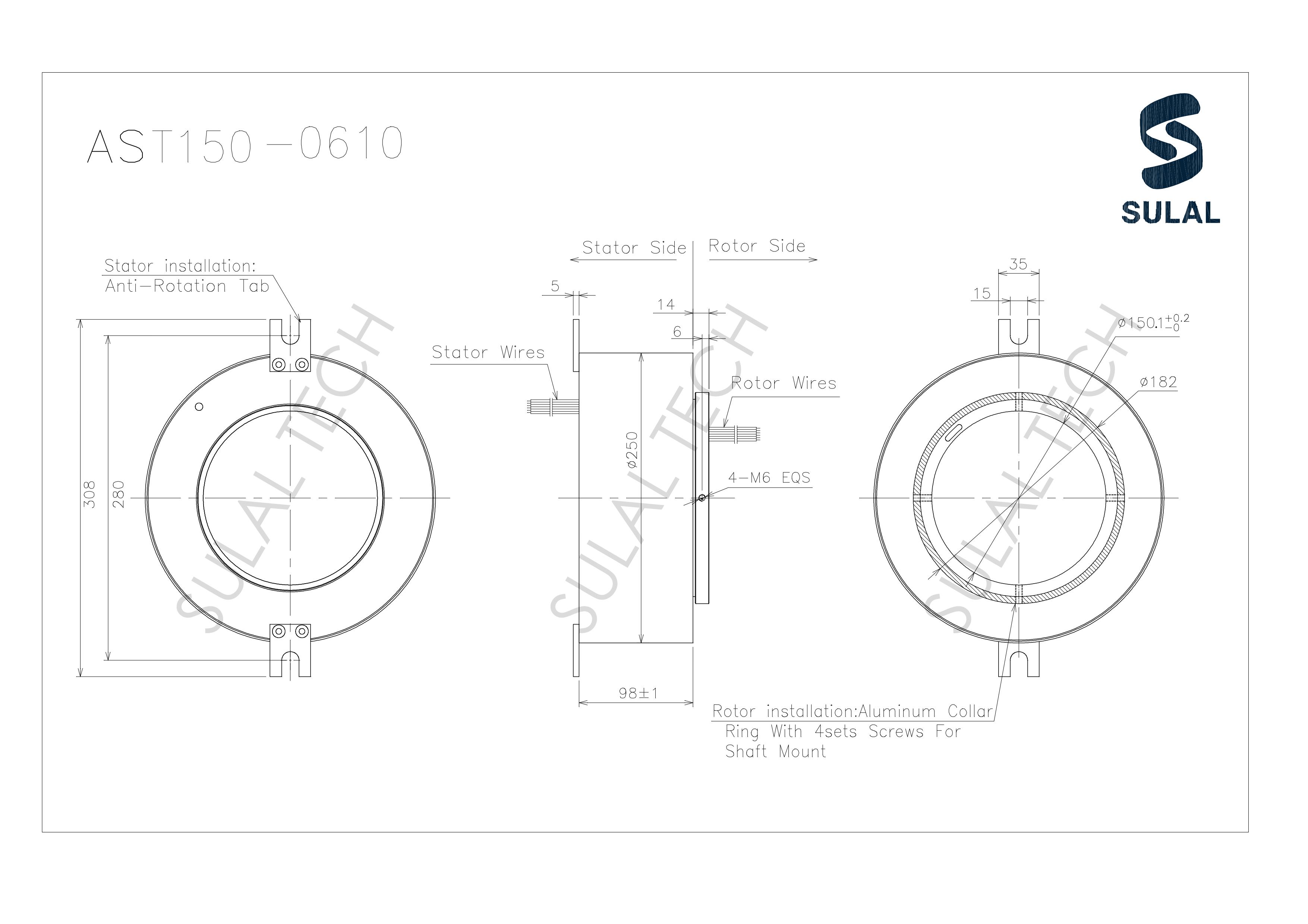 AST150-0610-Outline Drawing