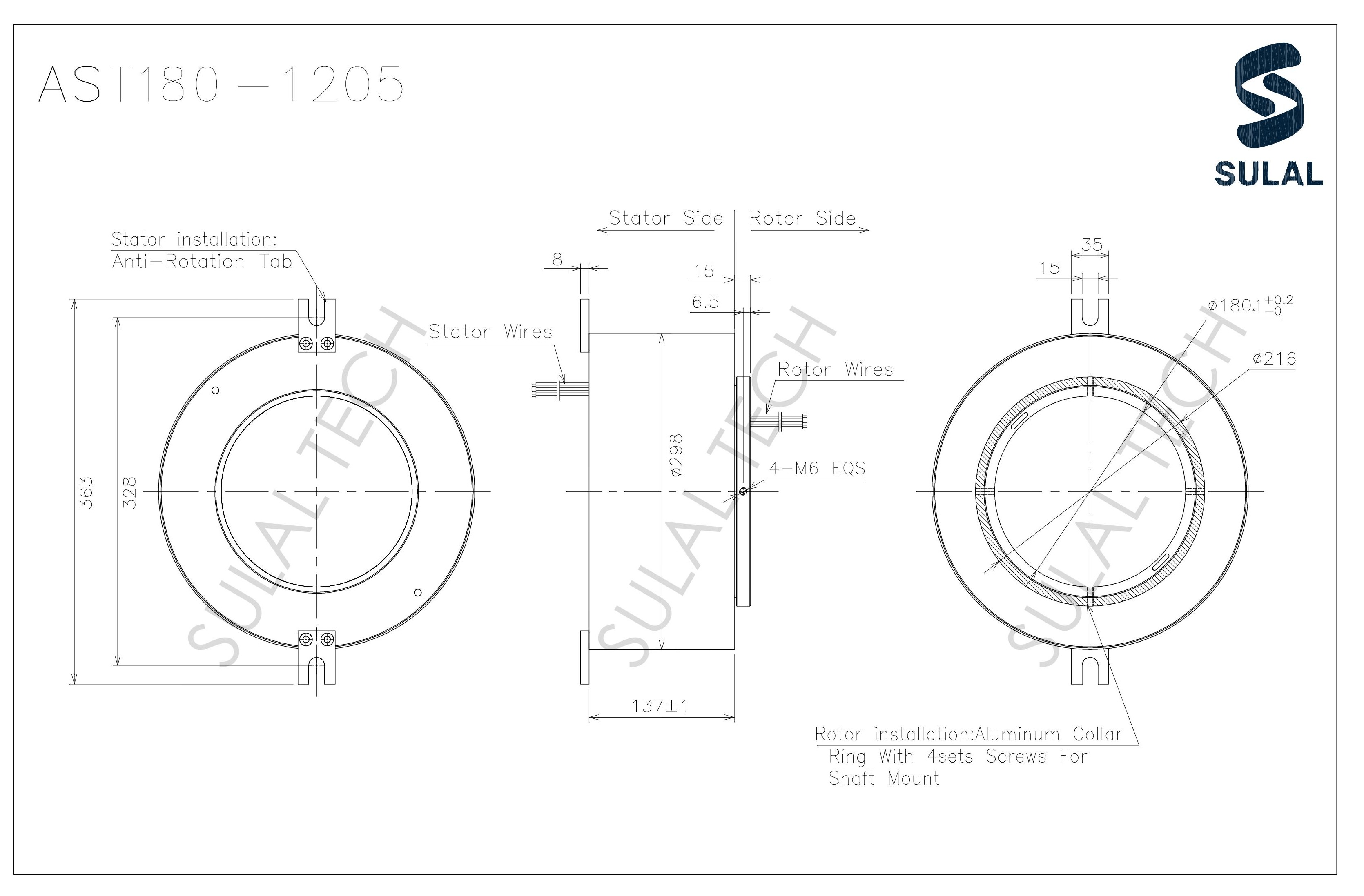 AST180-1205-Outline Drawing