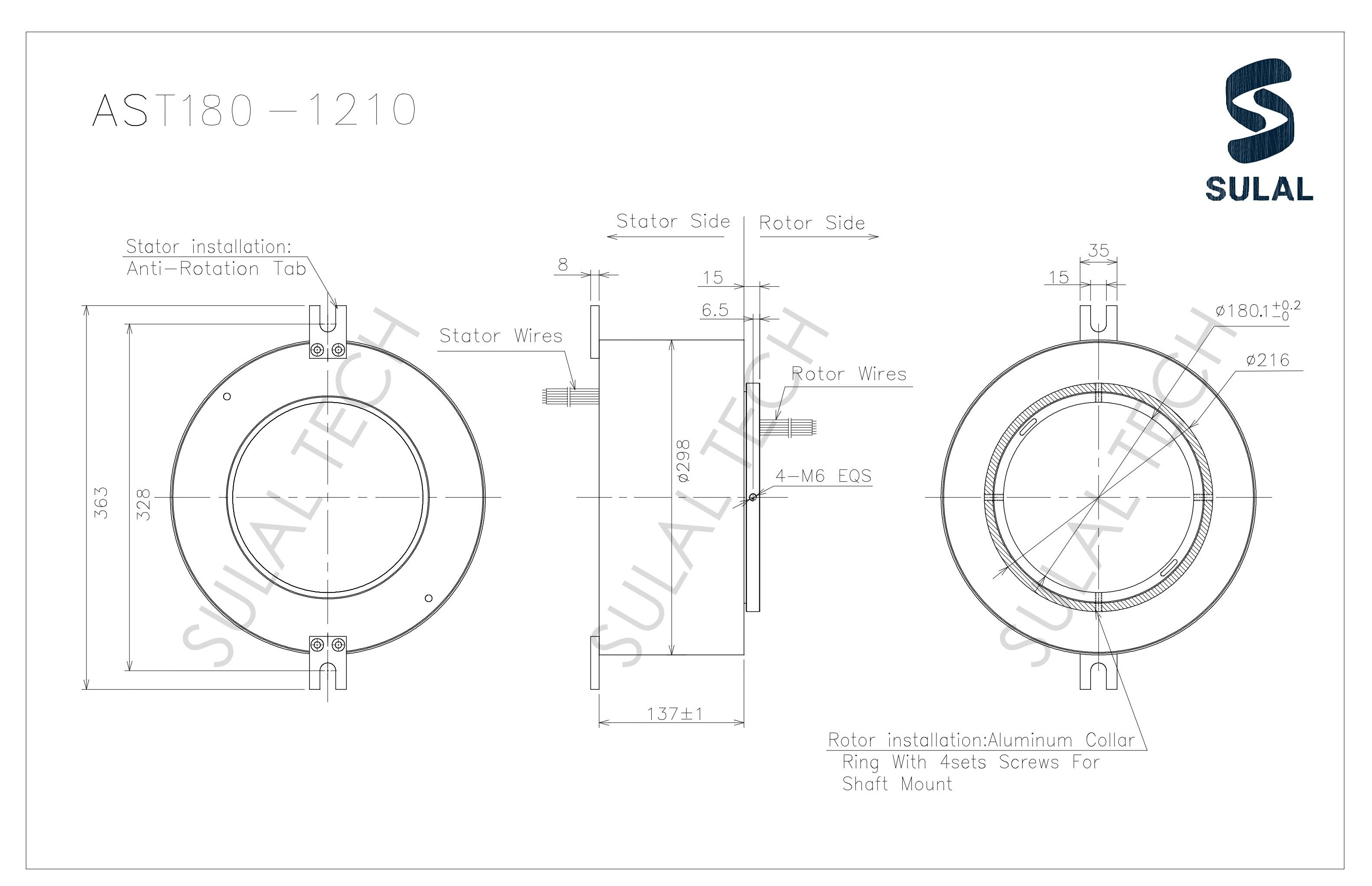 AST180-1210-Outline Drawing