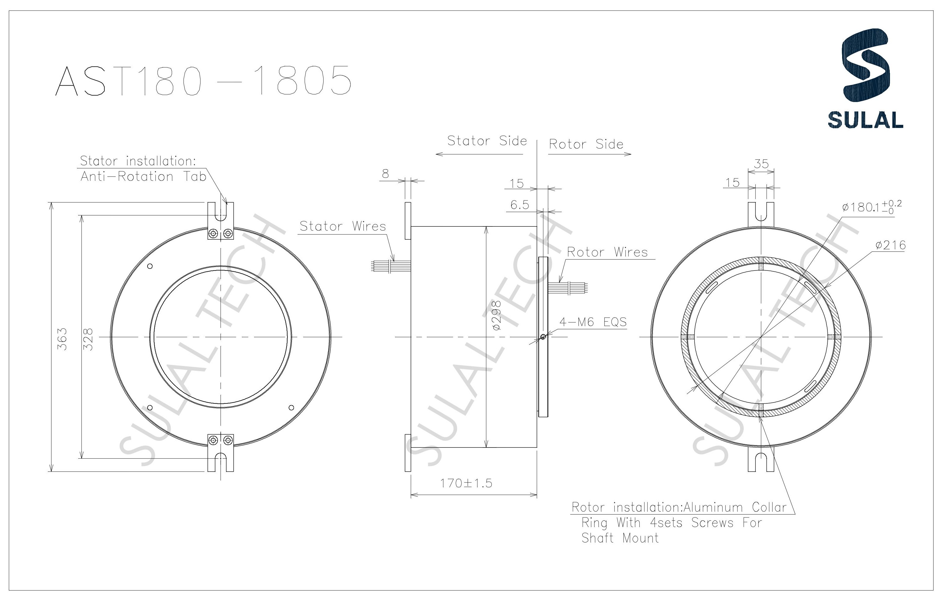 AST180-1805-Outline Drawing