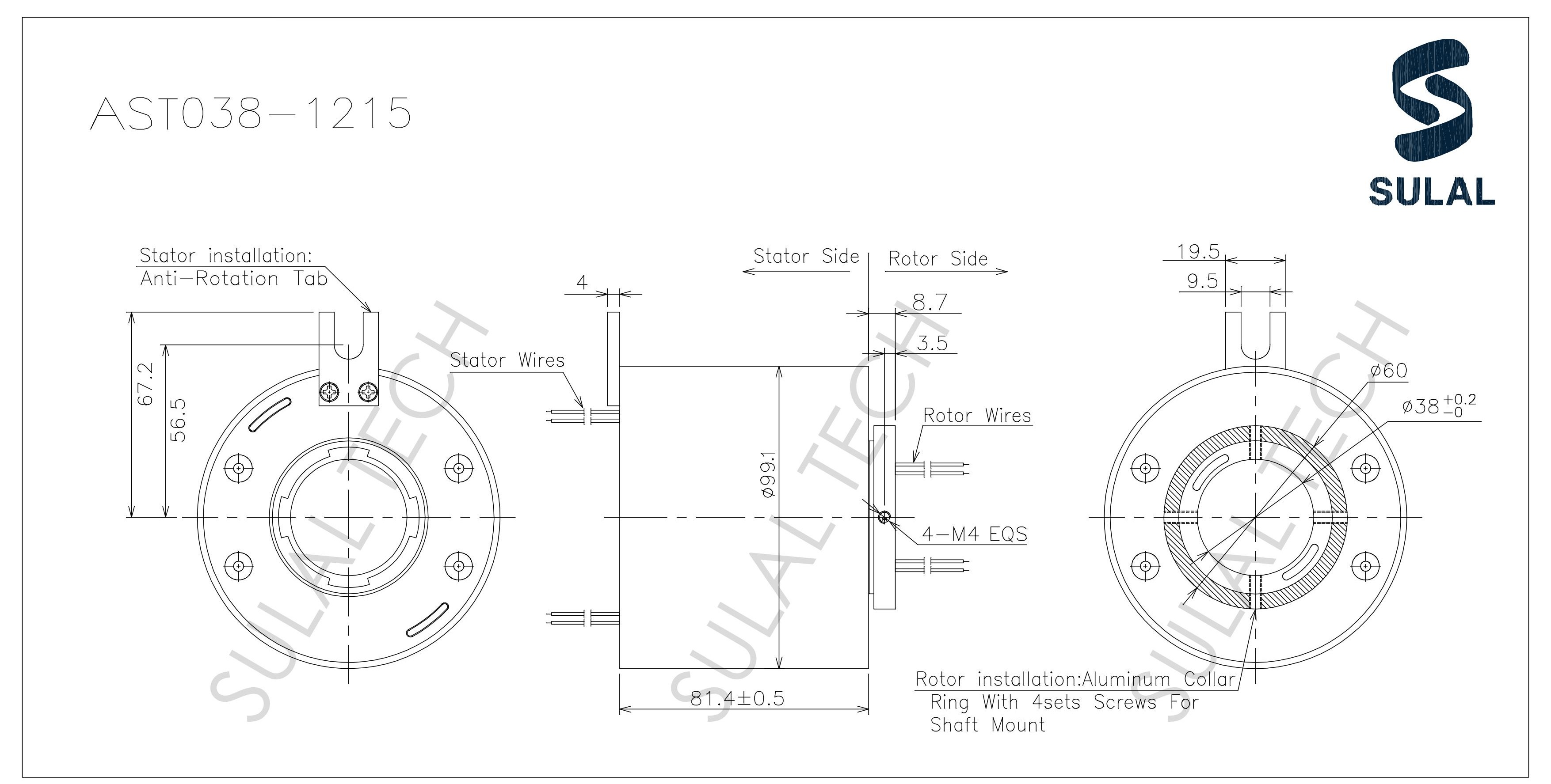 AST038-1215-Outline Drawing