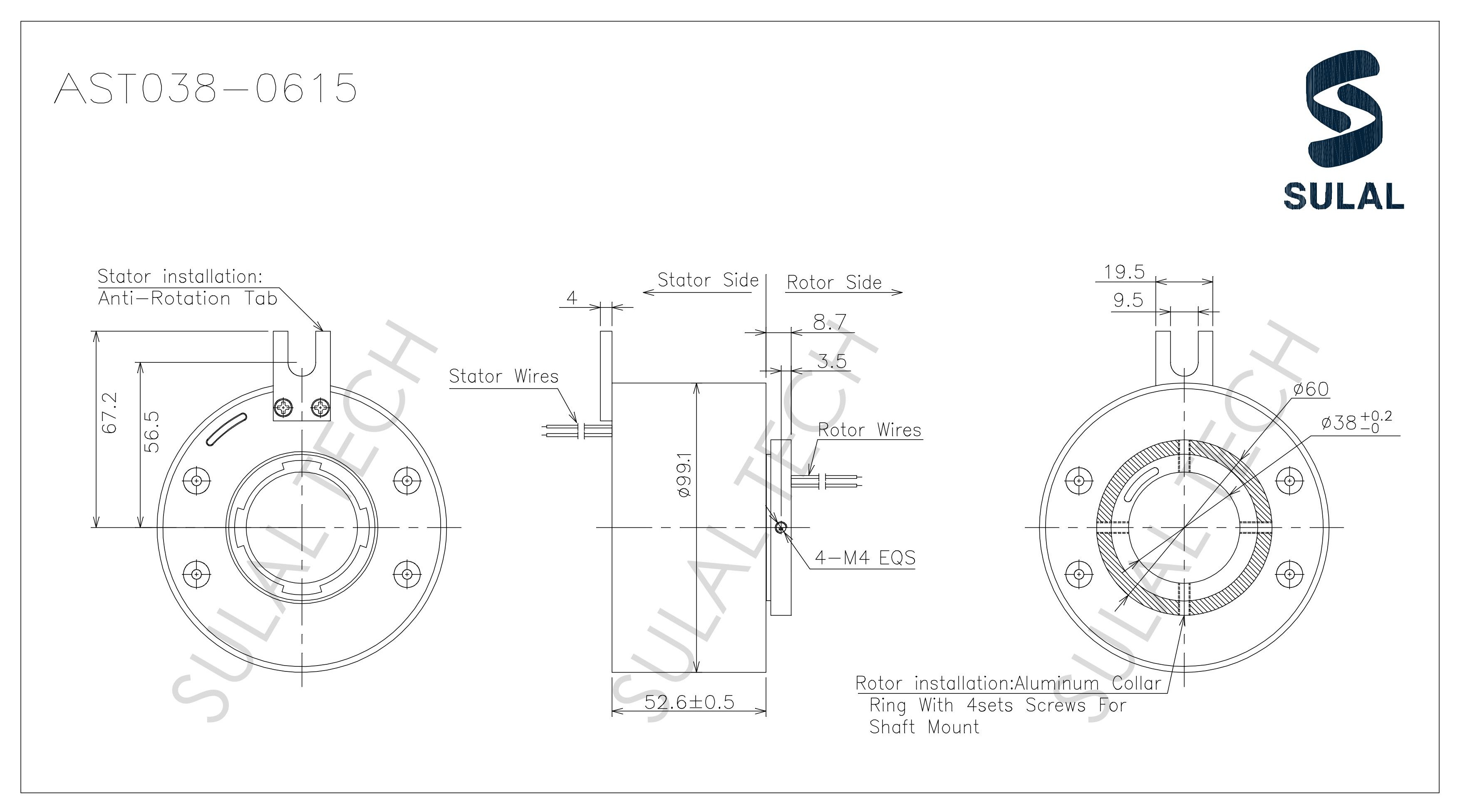 AST038-0615-Outline Drawing