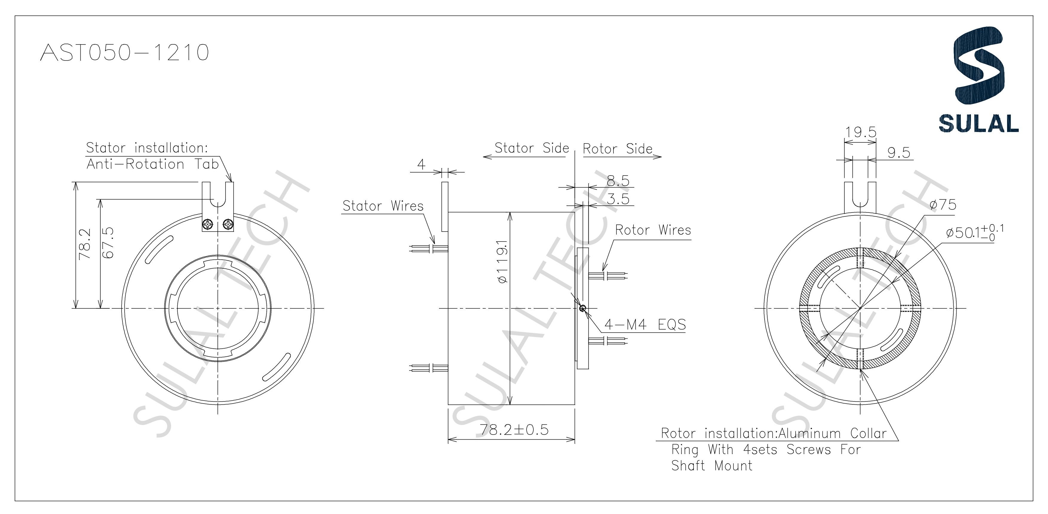 AST050-1210-Outline Drawing