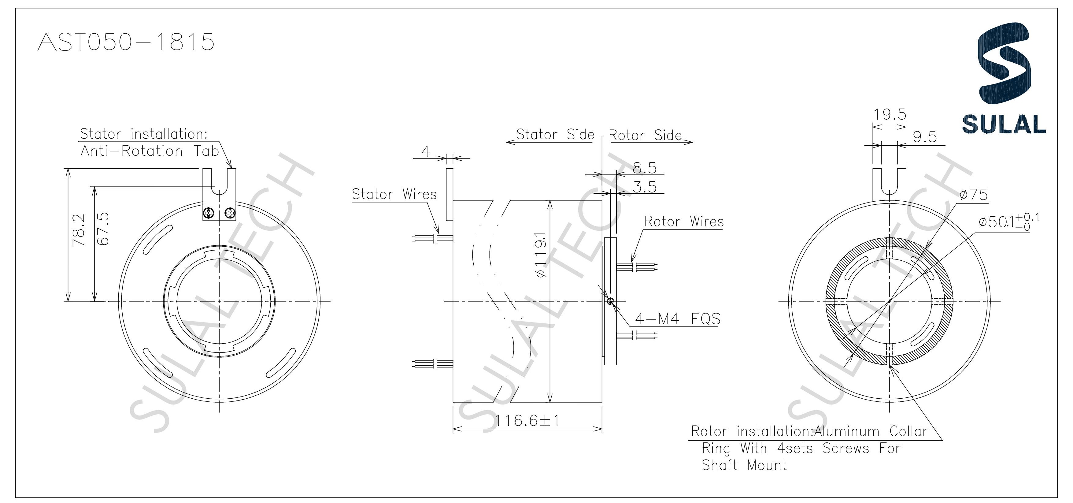 AST050-1815-Outline Drawing