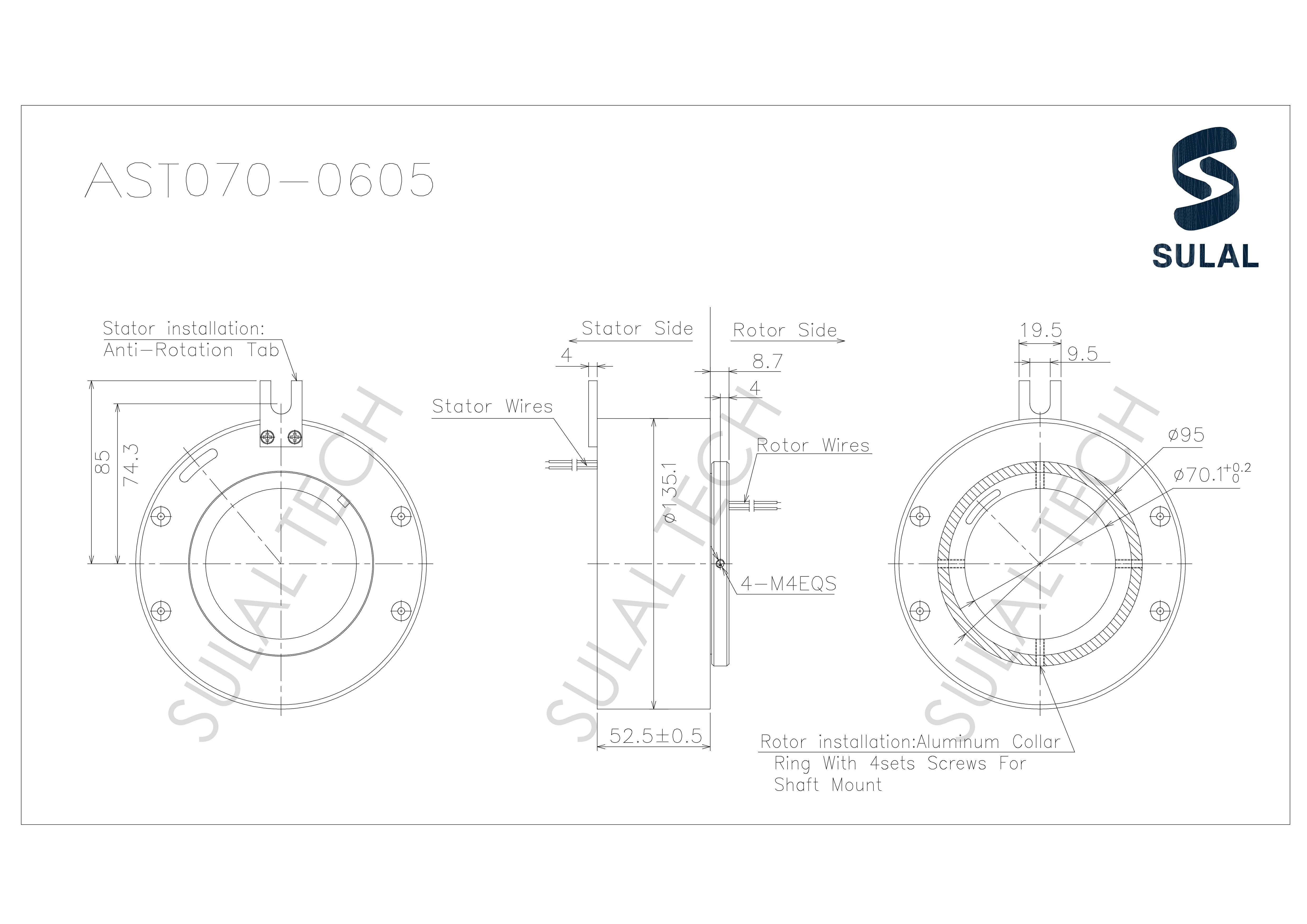 AST070-0605-Outline Drawing