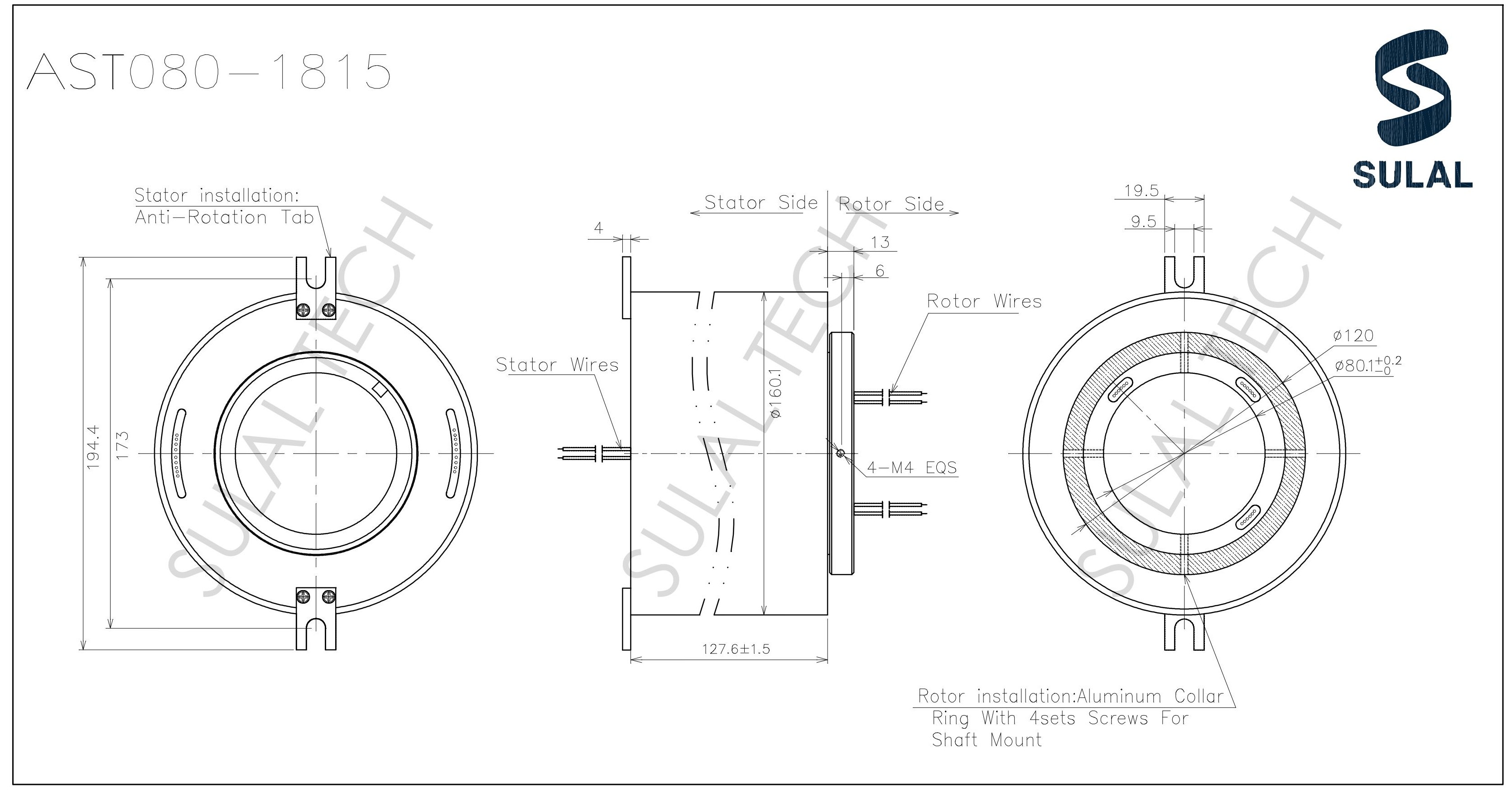 AST080-1815-Outline Drawing